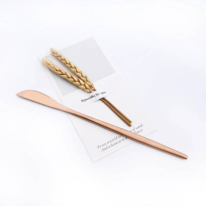Modern Rose Flatware Set