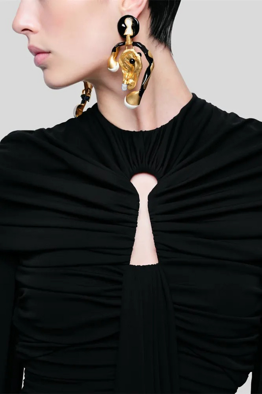 Baroque Ear Shape Earrings