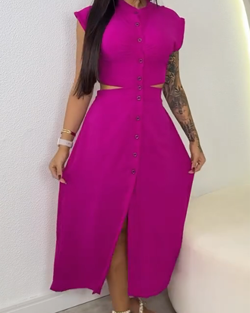 Sexy Hollow Slit Dress (Pre-Sale)