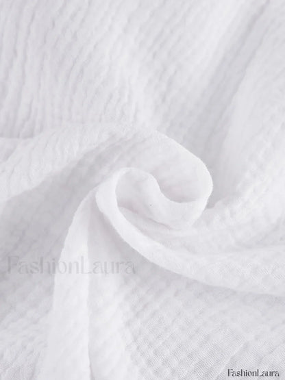 Minimalist Cotton Two Piece Pants Set