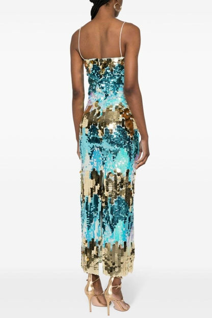 Moira Sequins Cami Maxi Dress