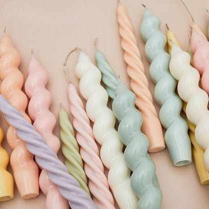 Ema Spiral Twist Soy Wax Candles