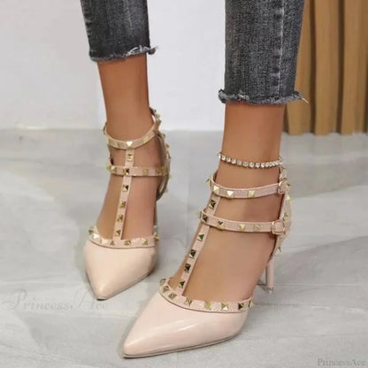 Mules Fasten Gothic Pointed Toe Tall Heel