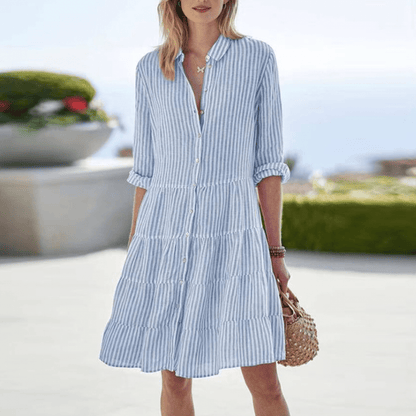 Cassandra | Striped Dress