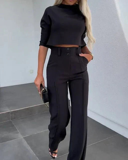 Kayla | Women’s Modern Matching Top And Trousers