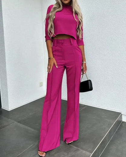Kayla | Women’s Modern Matching Top And Trousers