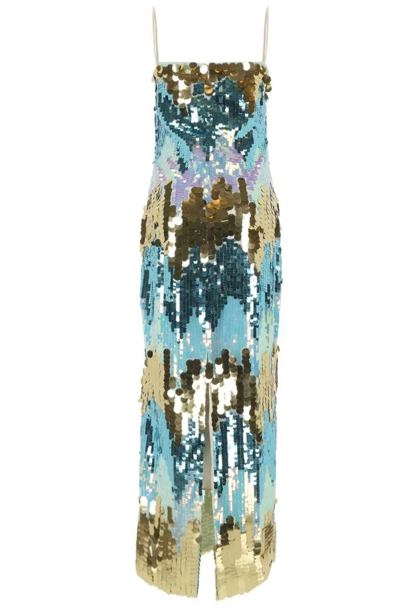 Moira Sequins Cami Maxi Dress