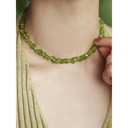 Nora Irregular Crystal Necklace