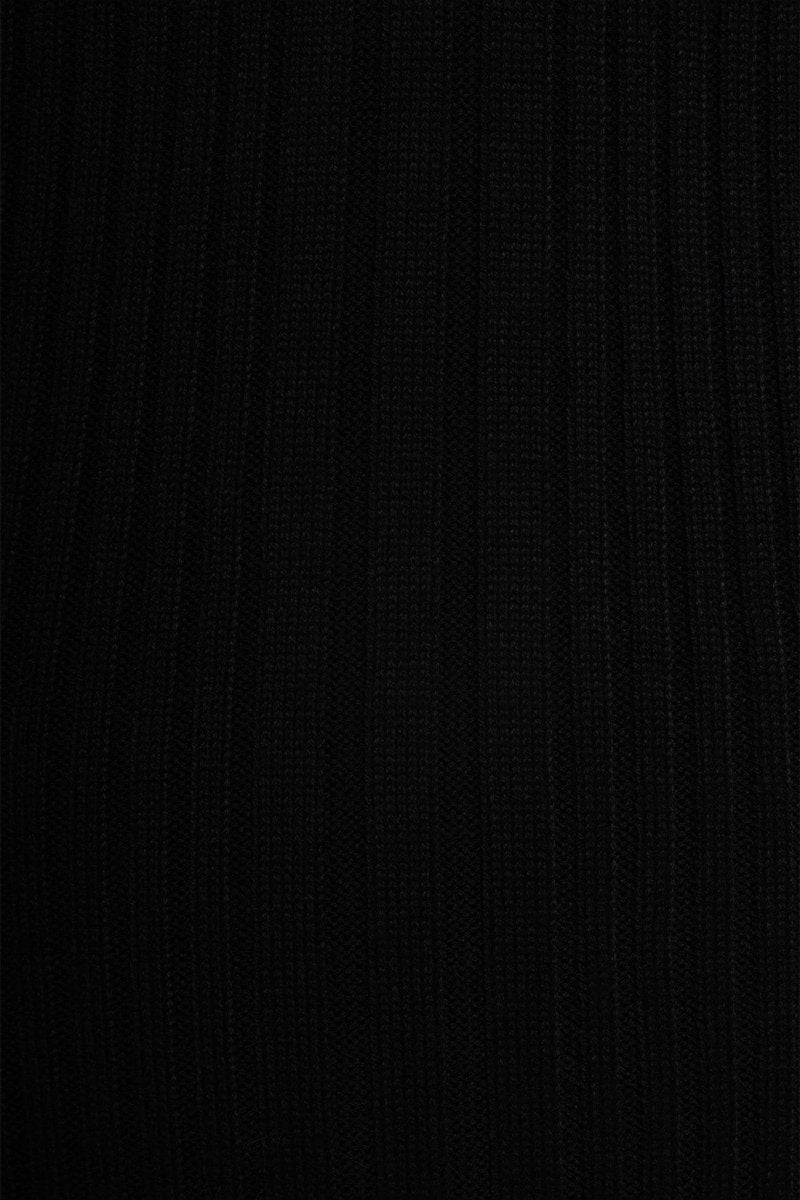 Novia Contrast Ruffle Knit Maxi Dress