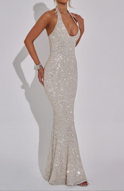 Blanca Maxi Dress - Champagne