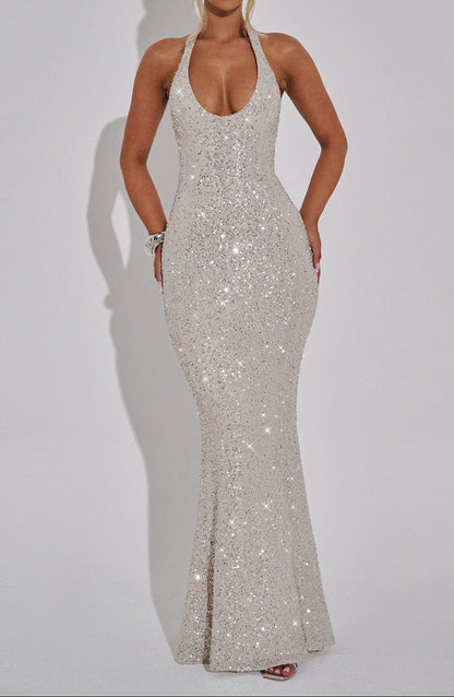 Blanca Maxi Dress - Champagne