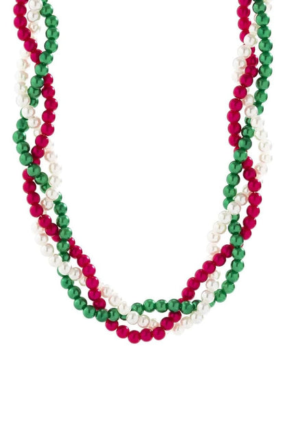 Pearl Woven Chain Necklace