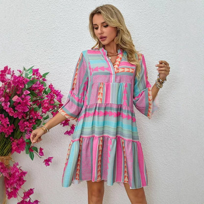 Livia | Patchwork Dress