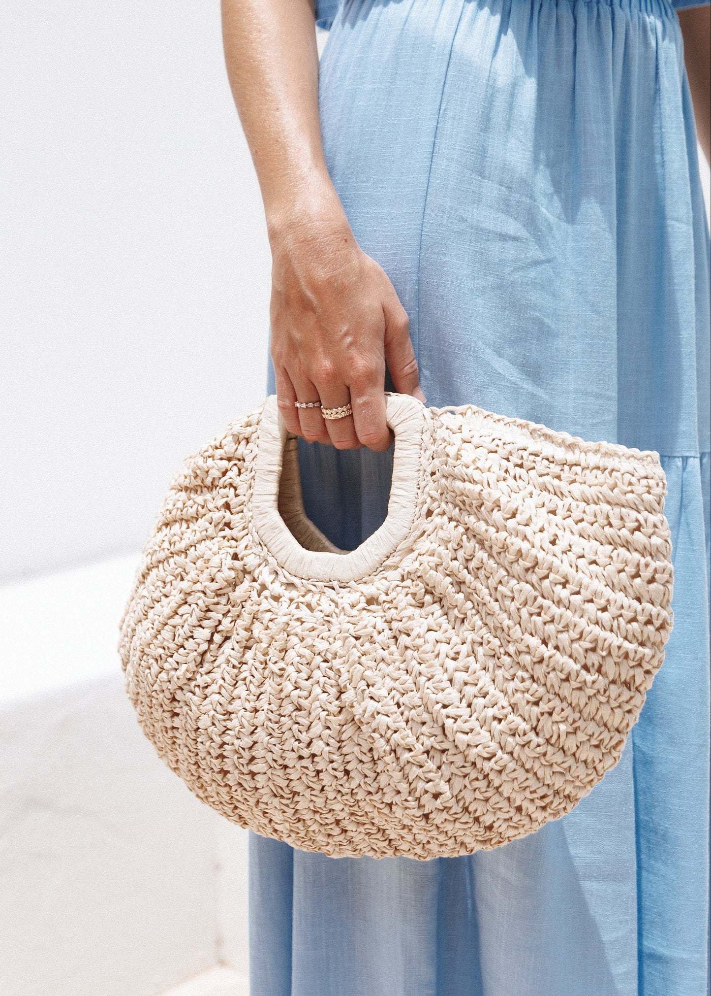 Luna-Natural-Straw Bag