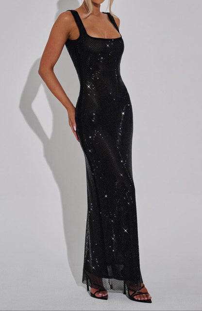 Victoria Maxi Dress - Black