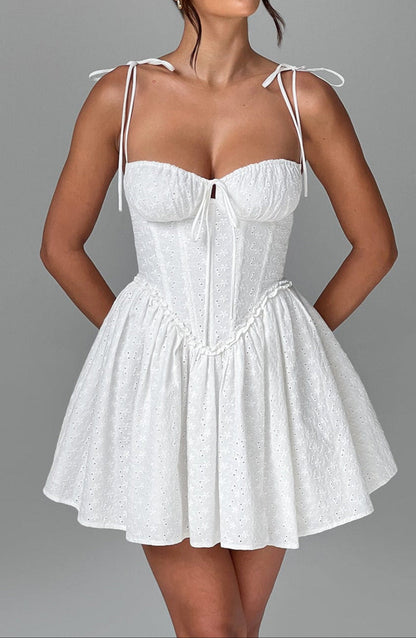 Fiorenza Mini Dress - Ivory