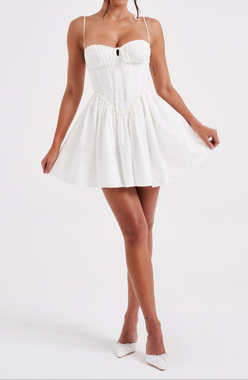 Fiorenza Mini Dress - Ivory