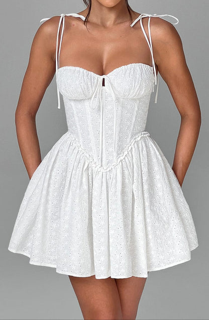Fiorenza Mini Dress - Ivory
