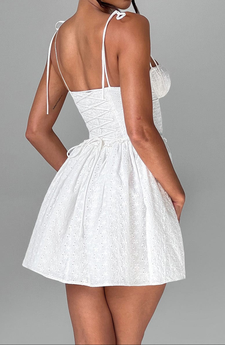 Fiorenza Mini Dress - Ivory