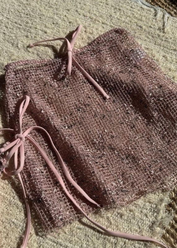 Aurelia - 3-Piece Textured Bikini Set with Skirt Cover-Up