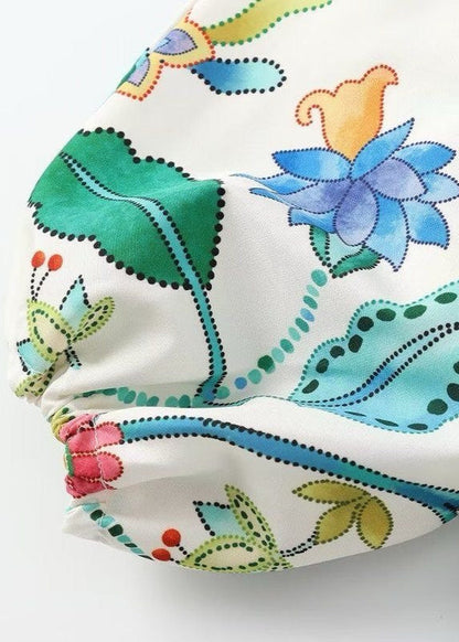 Garden Bloom - Long Sleeve Floral Maxi Dress