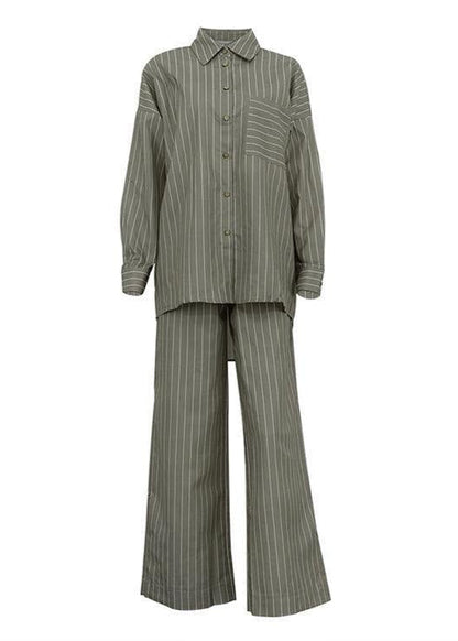 Mila - Striped Two-Piece Lounge Set