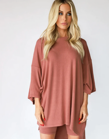 Summer Edition Comfy 2 Piece Top & Shorts