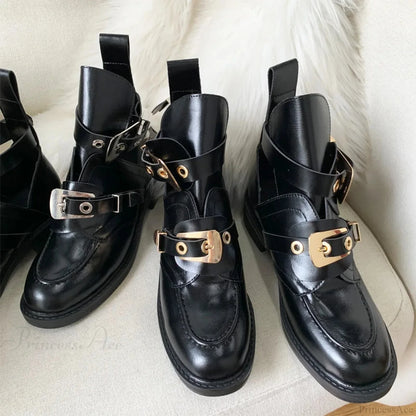 Platform British Style Retro Chelsea Gothic Boot