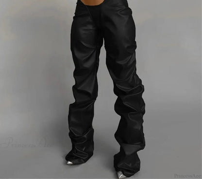 Pleated Gothic Loose Waist Trouser