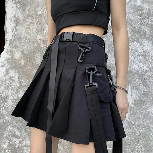 Pleated Harajuku Preppy Skirt