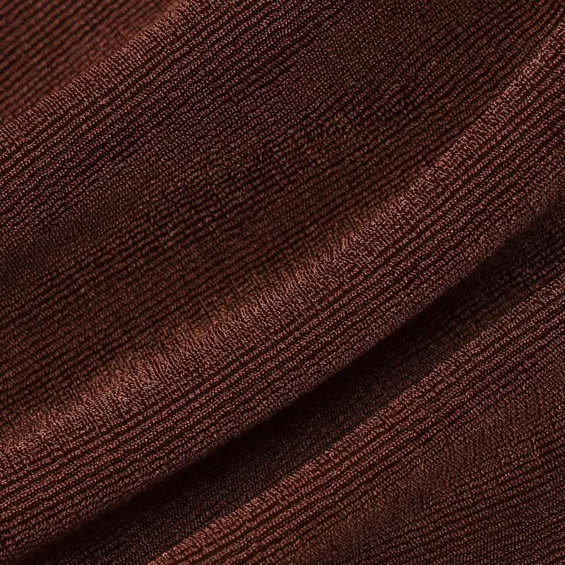 Halter deep V neck beaded ruched slit top