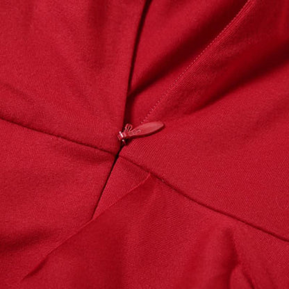 Long sleeve zip-up irregular ruffle square neck maxi dress