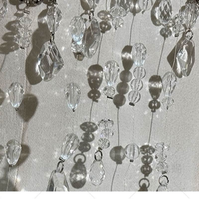 Halter metal chain beaded tassels cami top