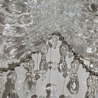 Halter metal chain beaded tassels cami top