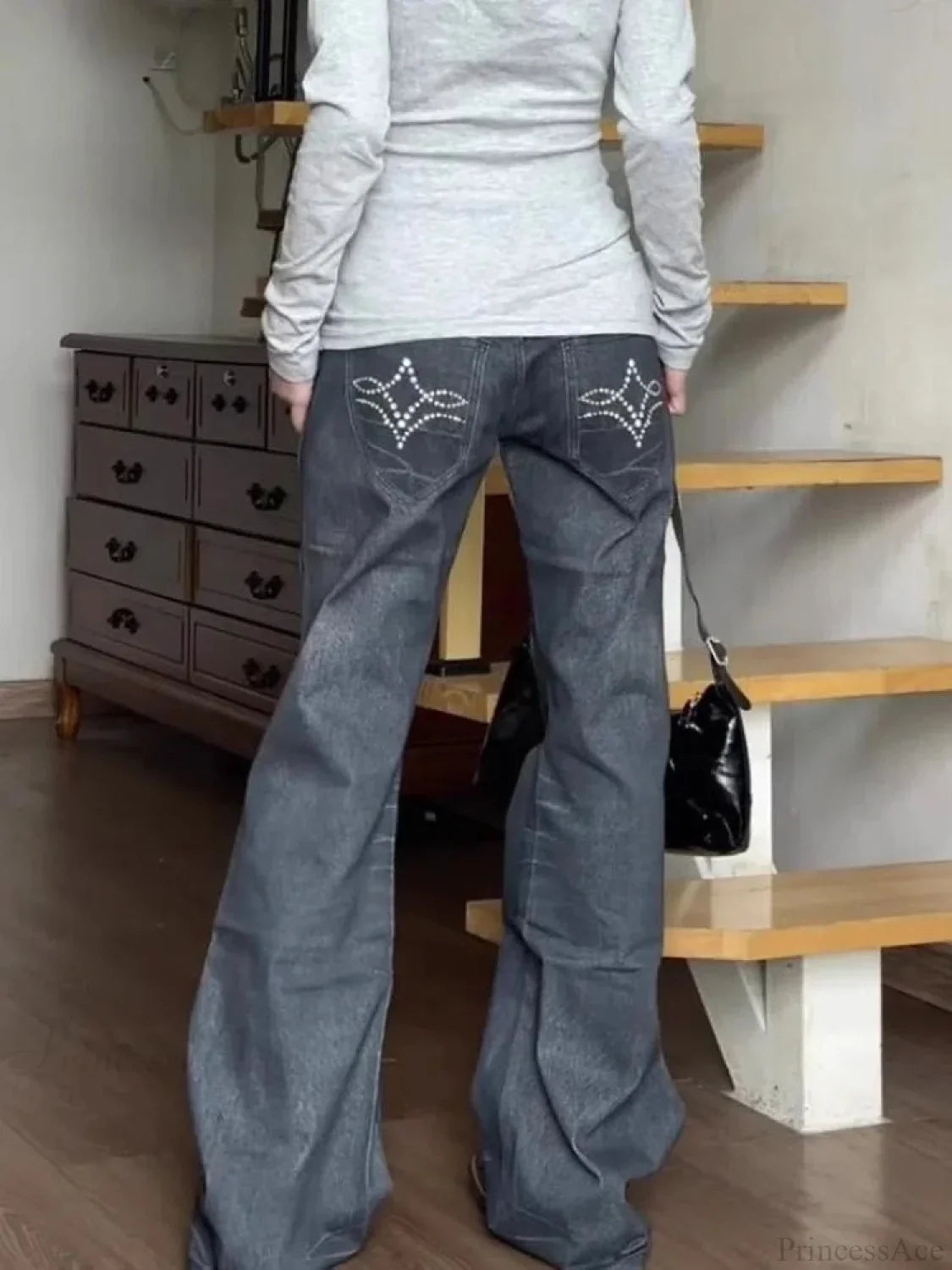 Precious Stone Medieval Slim Flare Pant