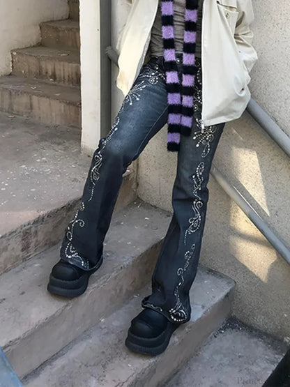 Precious Stone Medieval Slim Flare Pant