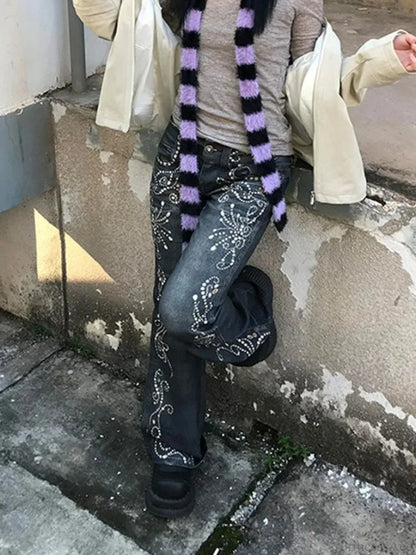 Precious Stone Medieval Slim Flare Pant