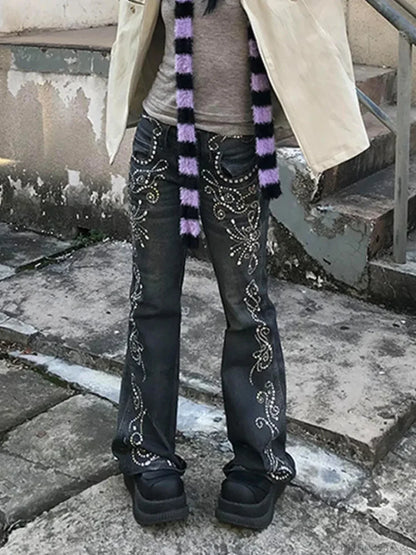 Precious Stone Medieval Slim Flare Pant