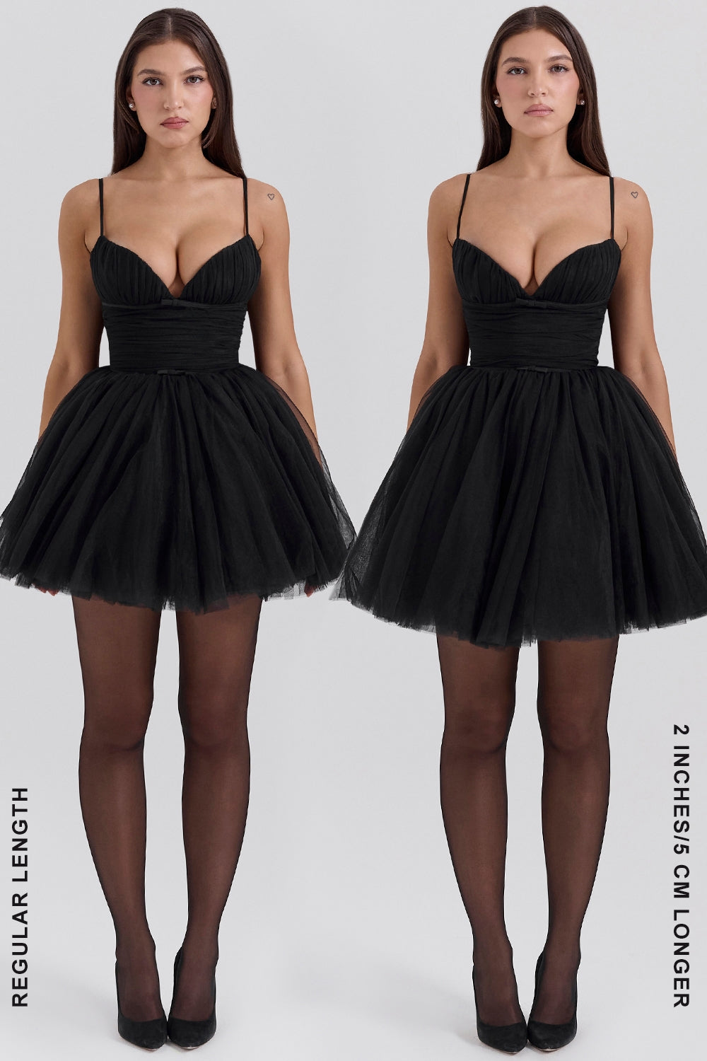 Black – Sweet Fairy-Inspired Spaghetti Strap Dress