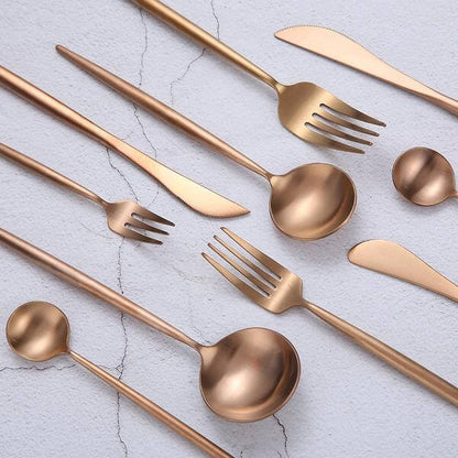 Modern Rosé Flatware Set