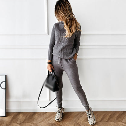 Andrea Sweater + Pants Suit