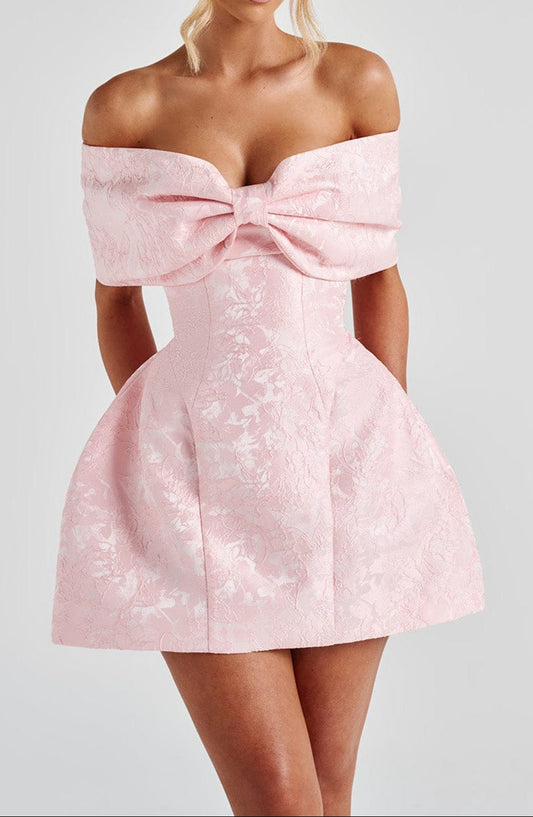 Alba Mini Dress - Blush