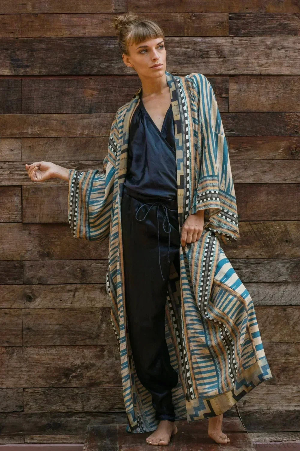 Rayon Bikini Cover Up Kimono