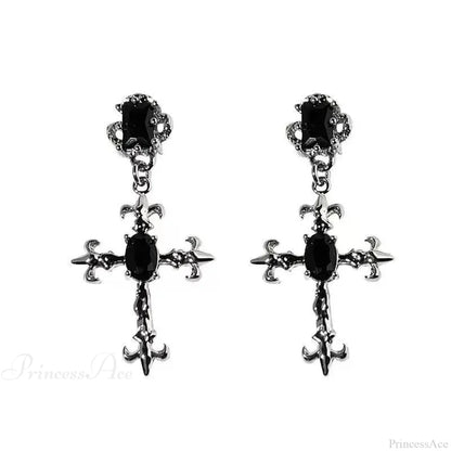 Rebellious Dark Scorpion Metallic Serpent Clip Earring