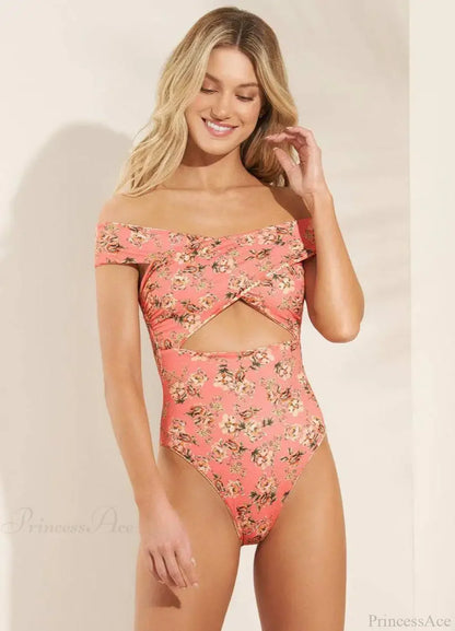 Reversible Print One-Piece Swimsuit One Piece