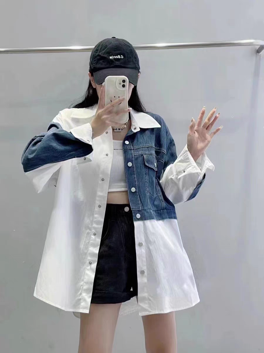 Denim Patch Shirt