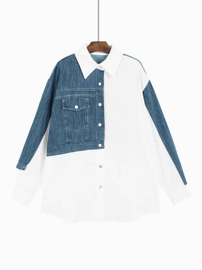 Denim Patch Shirt