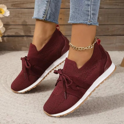 Women's Supportive Slip-On Walking Sneakers – Lightweight Everyday Comfort Shoes