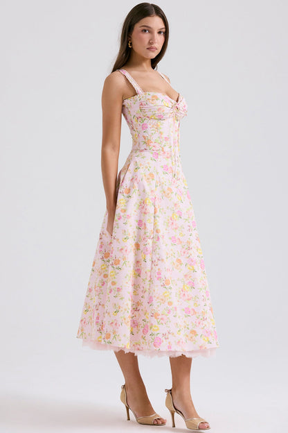 Floral - Spaghetti Strap Floral Sweet & Sassy Dress