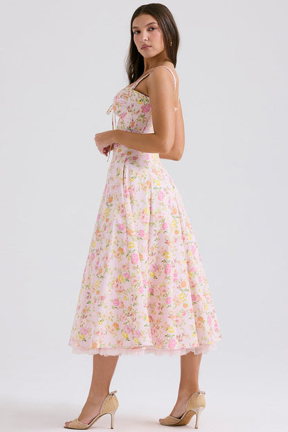 Floral - Spaghetti Strap Floral Sweet & Sassy Dress
